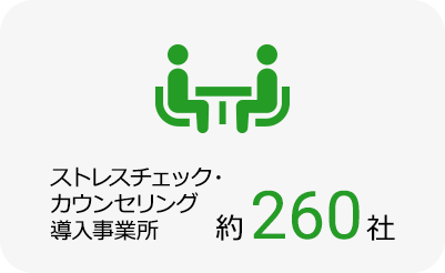 ストレスチェックカウンセリング　全国260ヶ所